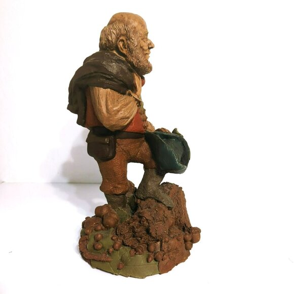 Tom Clark Gnomes Thistle Item 1029 #67 1984 Cairn Studios Wood Spirit Figurine - Picture 4 of 5